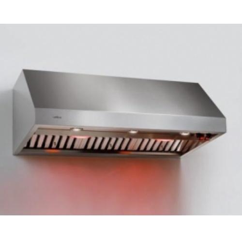 Elica ECL142SS calabria 42-inch Pro-Style Wall-Mount Range Hood with 600 CFM, 4 Fan Speeds, 4 Light Intensities