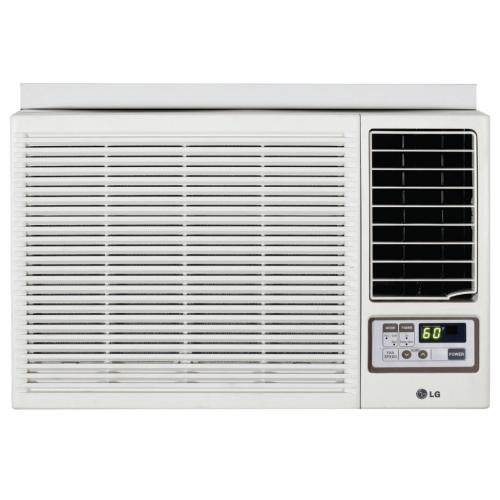 LG LW1815HR 18,000 BTU Room Air Conditioner with 12,000 BTU Electric Heat, 11.2 EER, 5.5 Pts/Hr Dehumidification, 1,000 sq. ft. Cooling Area, Remote Control and 230/208 Volts