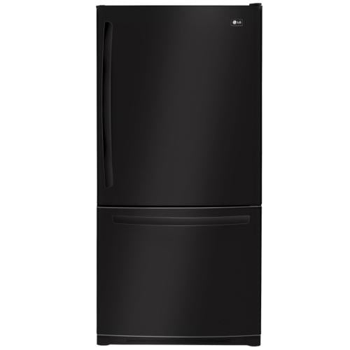 LG LRBC20512WW 19.7 Cu. Ft. Bottom-Freezer Refrigerator with 3 Tempered Glass Shelves, Express Freezing Function & Automatic Ice Maker: White