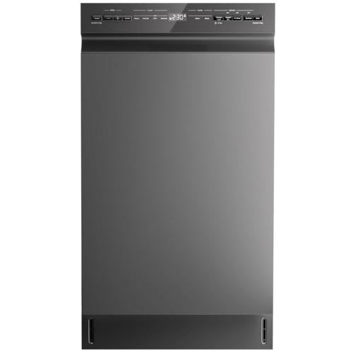 Midea MDF18A1ABB 18 Inch - Front Control Dishwasher (Black)