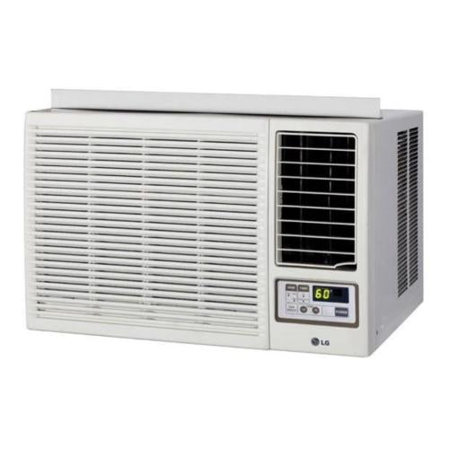 LG LW1812HR 18,000 BTU Room Air Conditioner with 12,000 BTU Electric Heat, 9.7 EER, 5.5 Pts/Hr Dehumidification, 24 Hour Timer, Energy Saver, Remote Control and 230/208 Volts