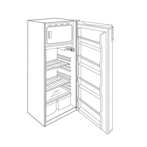 Haier CCH510 :10.5 Cu.Ft. Ref White C