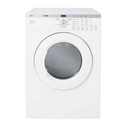 LG DLE2514W 27 Inch Electric Dryer with 7.0 Cu. Ft. Capacity & 5 Drying Programs: White