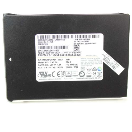 Lenovo 512G,2.5,7Mm,Sata6G,Samsg,Opa - 00UP424