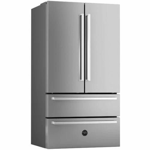 Bertazzoni REF36X/17 Master Series 36 Inch 4-Door French Door Refrigerator with 21 Inch Cu. Ft. Total Capacity