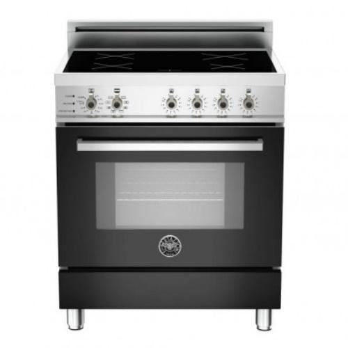 Bertazzoni PRO304INSNE Professional Series 30 Inch Freestanding Induction Range with 4 Induction Burners