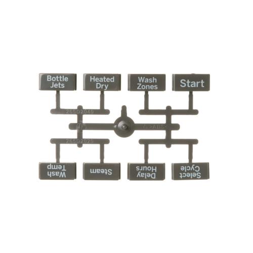 GE Dishwasher Button And Graphics Assembly - WD09X22799