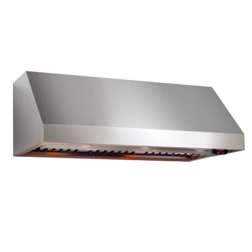 Elica ECL148SS calabria 48-inch Pro-Style Wall-Mount Range Hood with 1200 CFM, 4 Fan Speeds, 4 Light Intensities