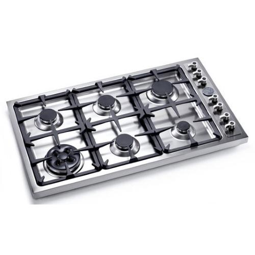 Bertazzoni D36600X Professional Series 36 Inch Drop-In Gas Cooktop with 6 Sealed Burners