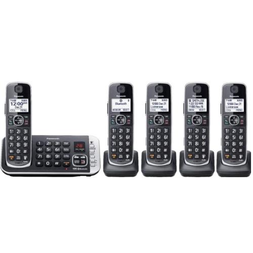 Panasonic KXTGE675B Dect 6.0 Expandable Cordless Phone System