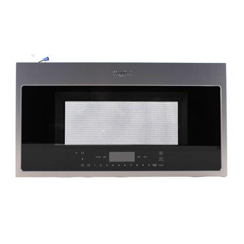 Whirlpool Microwave Door Assembly (Stainless) - W11188093