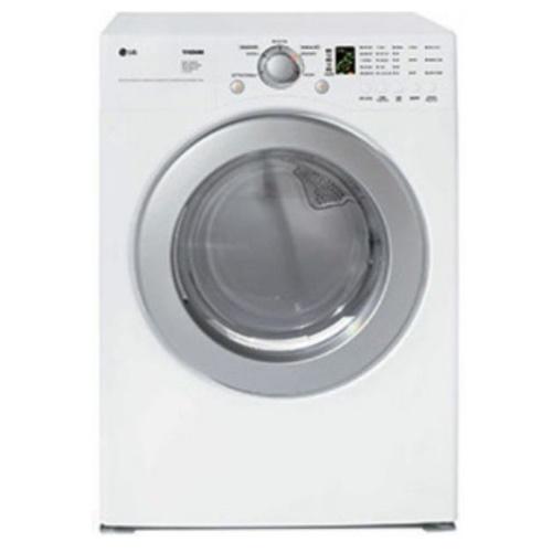 LG DLG2526W 27 Inch Gas Dryer with 7.0 cu. ft. Capacity, 5 Dry Programs, 5 Temperature Controls, 5 Drying Levels and Sensor Dry System
