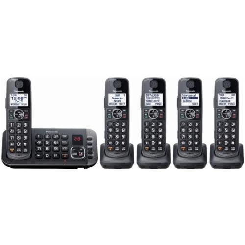 Panasonic KXTGE645M Dect 6.0 Expandable Cordless Phone System