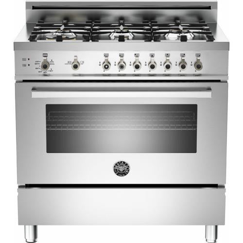 Bertazzoni PRO366GASXLP/01 Professional Series 36 Inch Pro-Style Gas Range with 4.4 cu. ft. Convection Oven