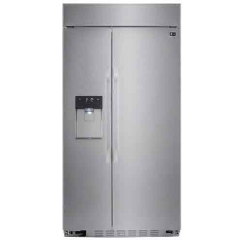 LG LSSB2692ST 42 Inch Counter Depth Built-In Side by Side Smart Refrigerator with 25.6 Cu. Ft. Total Capacity