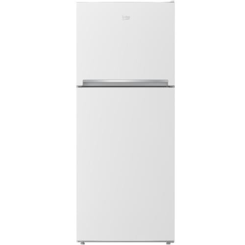 Beko 8700000595 28" Freezer Top White Refrigerator with Auto Ice Maker - BFTF2716WHIM