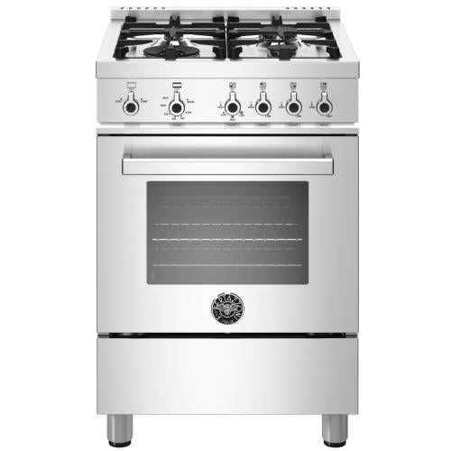 Bertazzoni PRO244GASXFR/01 Professional Series 24 Inch Gas Range with Sealed Burners