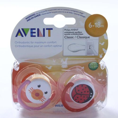 Avent Soother Animal Bpa Free 6-18 M - SCF182/24