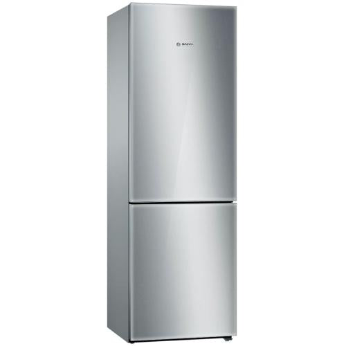 Bosch B10CB80NVS/07 800 Series Free-Standing Fridge-Freezer With Freezer At Bottom, Glass Door 23.5''Stainless Steel