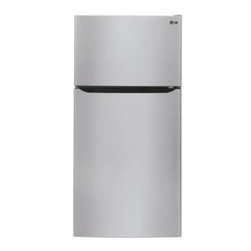 LG LTC24380SW 24.0 cu. ft. Top Freezer Refrigerator with 3 Adjustable Glass Shelves, 2 Humidity Controlled Crispers, Automatic Ice Maker, IcePlus Accelerated Freezing and Energy Star Qualified: White