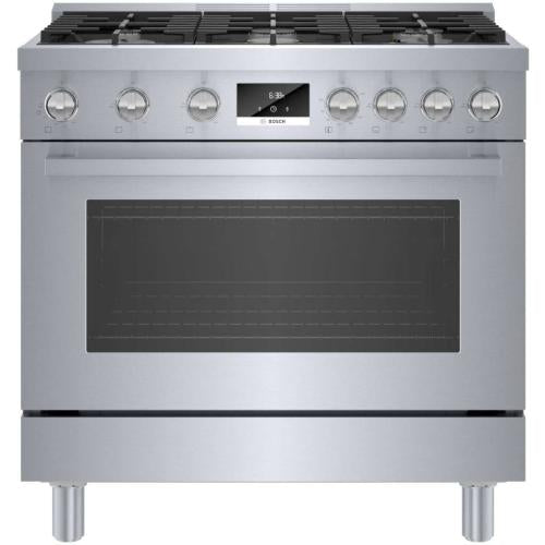 Bosch HGS8655UC/03 800 Series Gas Freestanding Range 36'' Stainless Steel