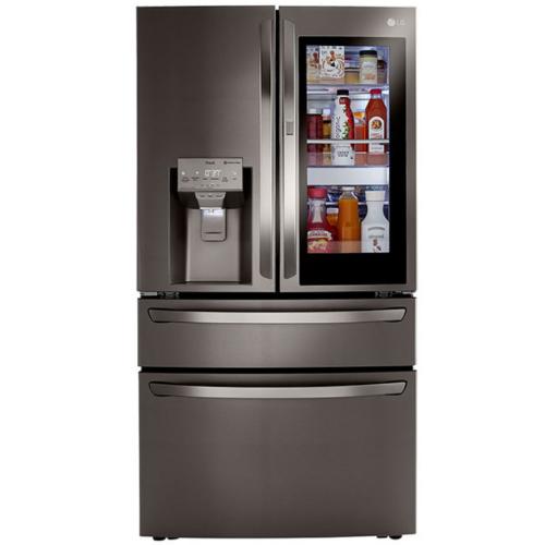 LG LRMVS3006D 36 Inch Smart French Door Craft Ice™ Refrigerator with 29.5 Cu. Ft. Capacity, InstaView™ Door-in-Door®, Full-Convert™ Drawer, Dual Ice Maker, Child Lock, Door Alarm, Smart Cooling Plus™, WiFi, and ENERGY STAR® Qualified