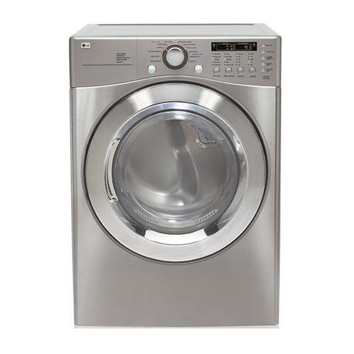 LG DLG2702V 27 Inch Gas Dryer with 7.4 cu. ft. Capacity, 12 Drying Programs, Wrinkle Care, Rack Dry, Anti Bacterial Cycles, Sensor Dry System, LED Display and Electronic Controls