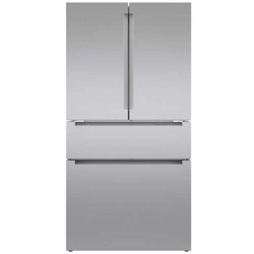 Bosch B36CL80ENS/05 800 Series French Door Bottom Mount Refrigerator 36'' Easy Clean Stainless Steel