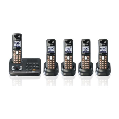 Panasonic KXTG6445T Dect 6.0 Exp Cdl W/5