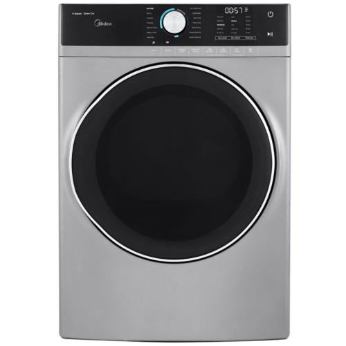 Midea MLE52S7AGS 8.0 Cu. Ft. Capacity Front Load Electric Dryer