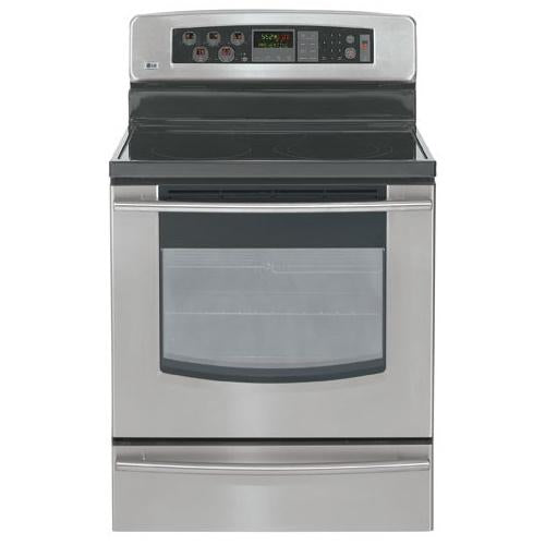 LG LRE30755ST 30 Inch Freestanding Electric Range with True Convection Cooking and 5 Radiant Elements: Stainless Steel