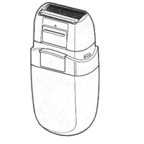 Panasonic ES204 Battery-Operated Wet/Dry Ladies Shaver