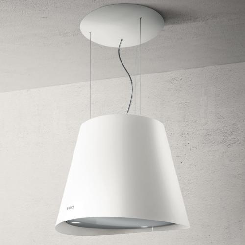 Elica EES320WT 20 inch Iconic Series Easy 20 Inch Island Mount Range Hood with 3-Speed + Booster