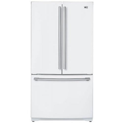 LG LFC25760SW 25 Cu. Ft. French Door Refrigerator with Glide N' Serve Drawer & Internal LED Touch Pad Digital Temperature Controls: Smooth White