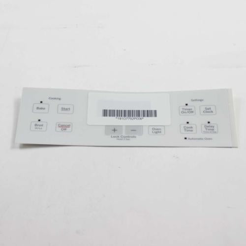 GE Range/Stove/Oven Touchpad - WB27T11516