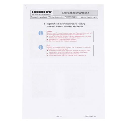 Liebherr  Wine Storage Cabinet Insert - 708200100