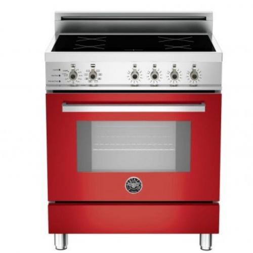 Bertazzoni PRO304INSRO Professional Series 30 Inch Freestanding Electric Induction Range with Elements