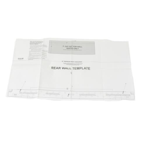 LG Microwave Oven Template Card - 4922W5A060E