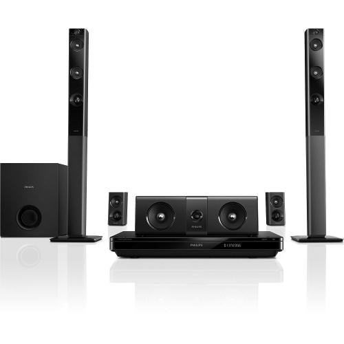 Philips HTB5544D/F7 5.1 Home Theater Crystal Clear Sound 3D Blu-Ray