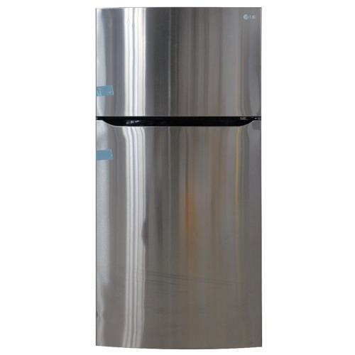 LG LTC24380ST 24.0 cu. ft. Top Freezer Refrigerator with 3 Adjustable Glass Shelves, 2 Humidity Controlled Crispers, Automatic Ice Maker, IcePlus Accelerated Freezing and Energy Star Qualified: Stainless Steel