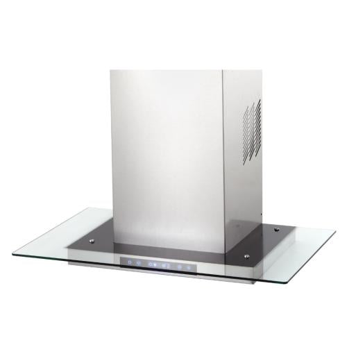 Silhouette DWRH301GSST 30-Inch Stainless Steel Wall-Mount Range Hood/Glass Trim