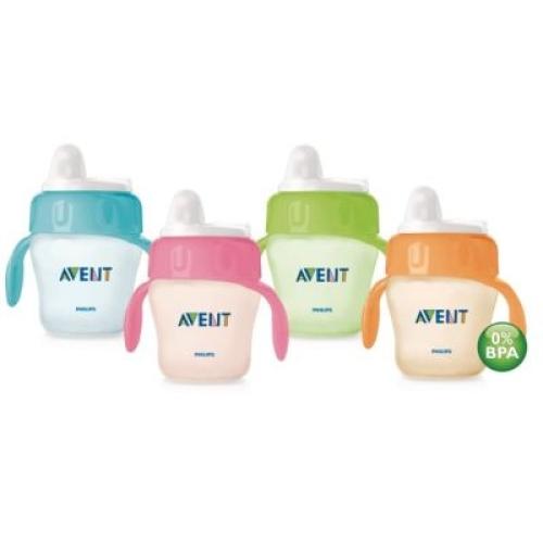 Avent SCF600/22 Avent Non Decorated Cup 200Ml 6M+ Soft Spout