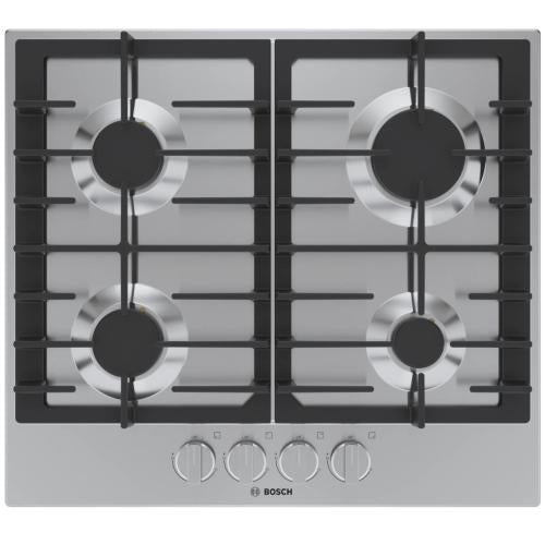 Bosch NGM5458UC/01 24-Inch Gas Cooktop, 500 Series, Stainless Steel