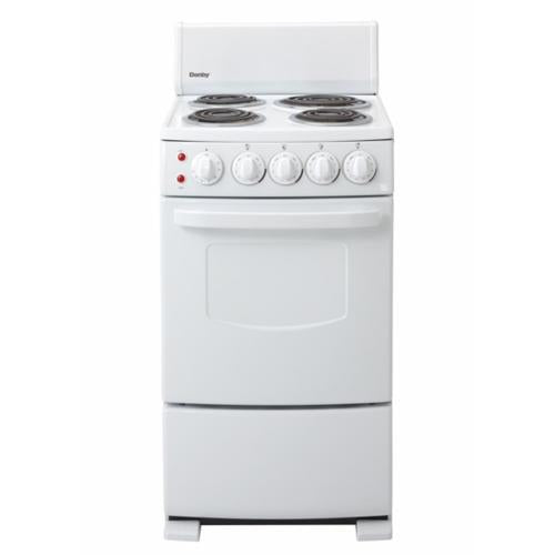 Danby DER2009W Electric Range 2.62 Cu. Ft.