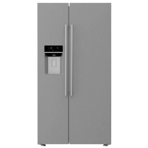 Blomberg 7287545582 36 Inch Counter Depth Side-By-Side Refrigerator Bsbs2230Ss