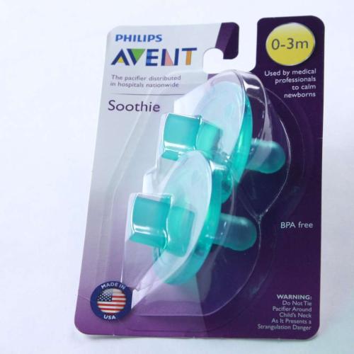 Avent Soothie Pacifier 0-3M Green/Gr - SCF190/01