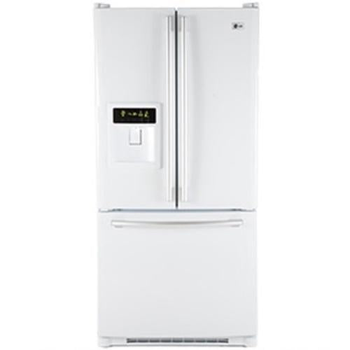 LG LFD22860SB 22.4 Cu. Ft. French Door Refrigerator with Slide-Out Freezer and External Water Dispenser: Black