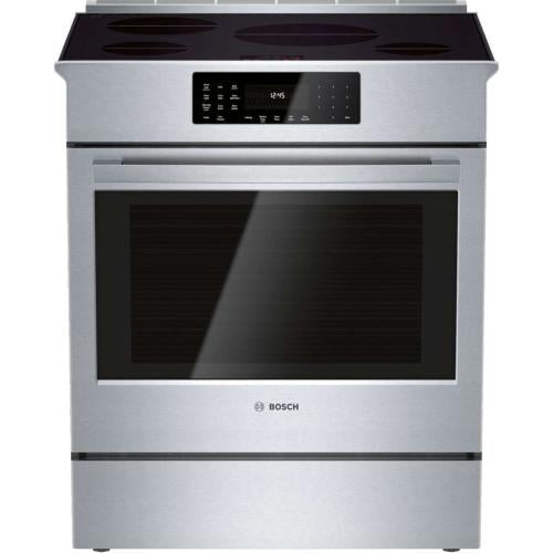 Bosch HII8055U/01 800 Series Induction Slide-In Range 30'' Stainless Steel