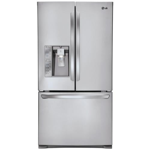 LG LFX31935ST 30.5 cu. ft. French Door Refrigerator with Spill Protector Glass Shelves, 4 Compartment Crispers, Blast Chiller, External Ice/Water Dispenser and Fresh Air Filter