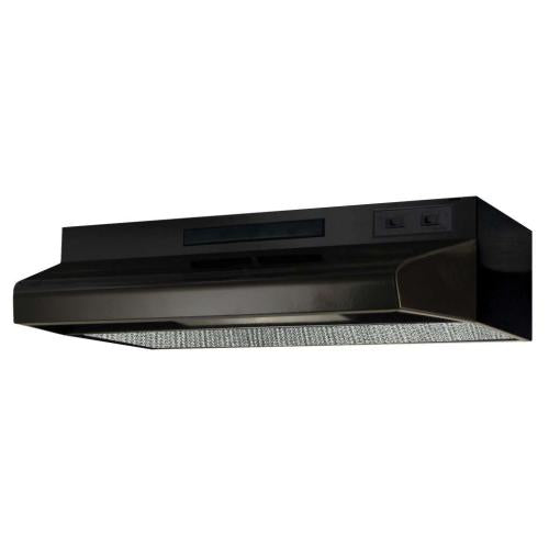 Air King ESDQ1246 24-Inch Under Cabinet Range Hood In Black